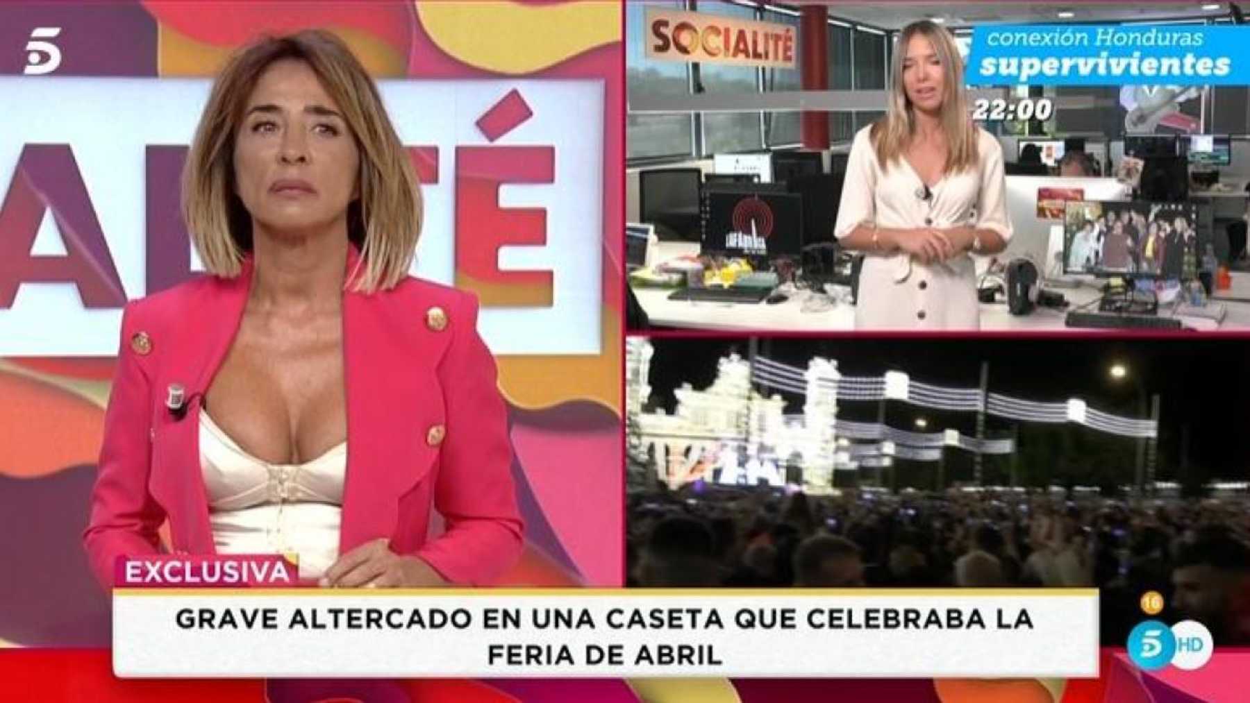 Maria Patiño en 'Socialité' / Telecinco 