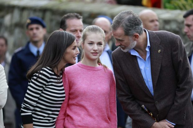 La Princesa Leonor, Doña Letizia y el Rey Felipe VI en Oviedo / Gtres