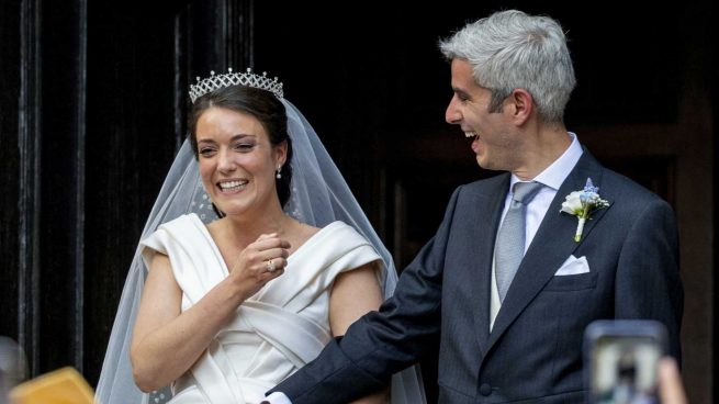 Alexandra de Luxemburgo y Nicolas Bagory en el día de su boda / Gtres