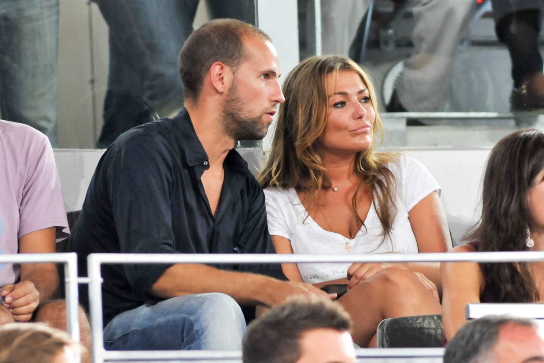 Amaia Montero y Gonzalo Miró en un partido de tenis, en Madrid / Gtres