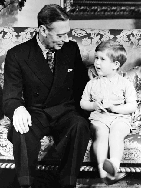 El príncipe Carlos cuando era un niño / Gtres