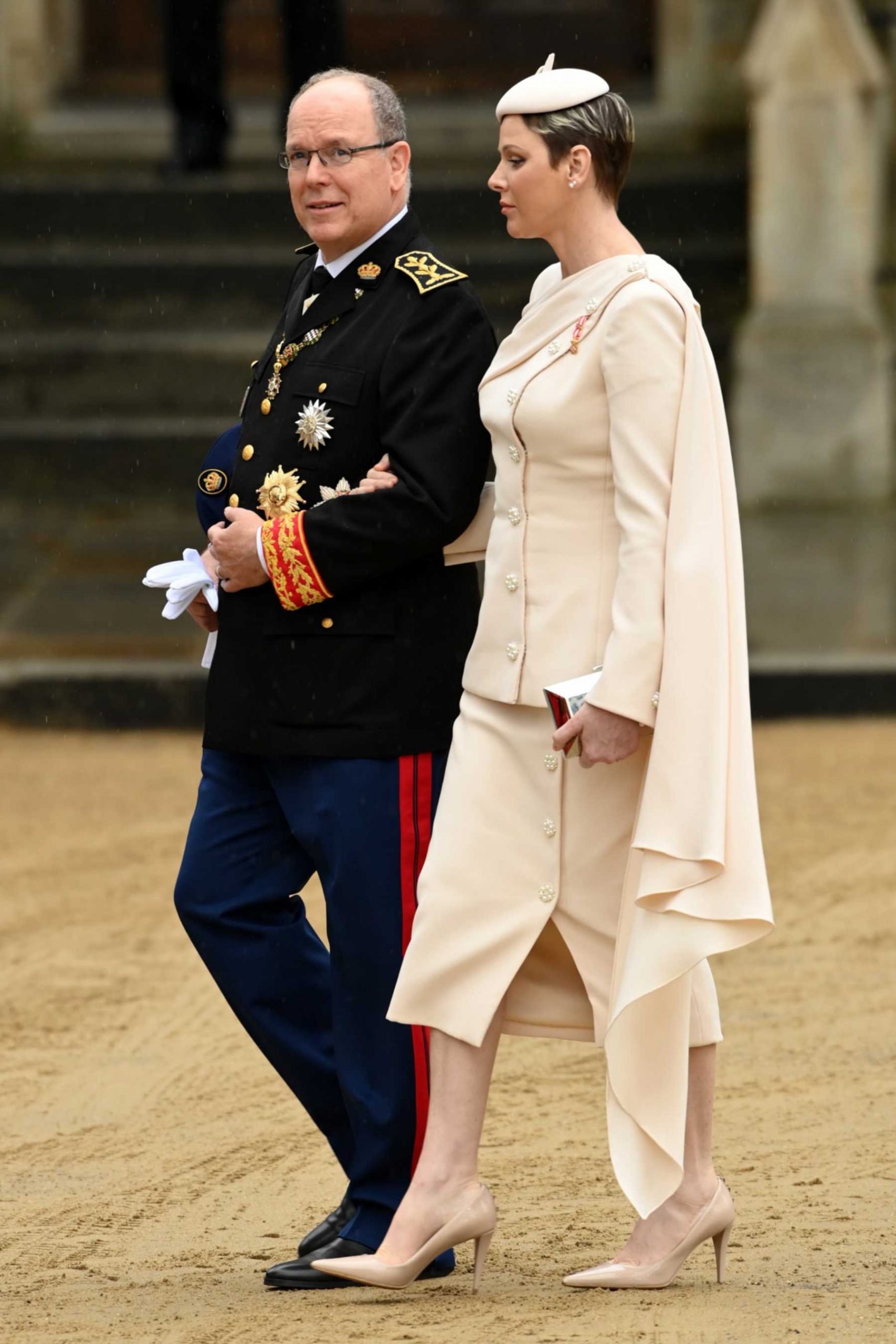 Alberto de Mónaco y Charlène en la coronación de Carlos III / Gtres
