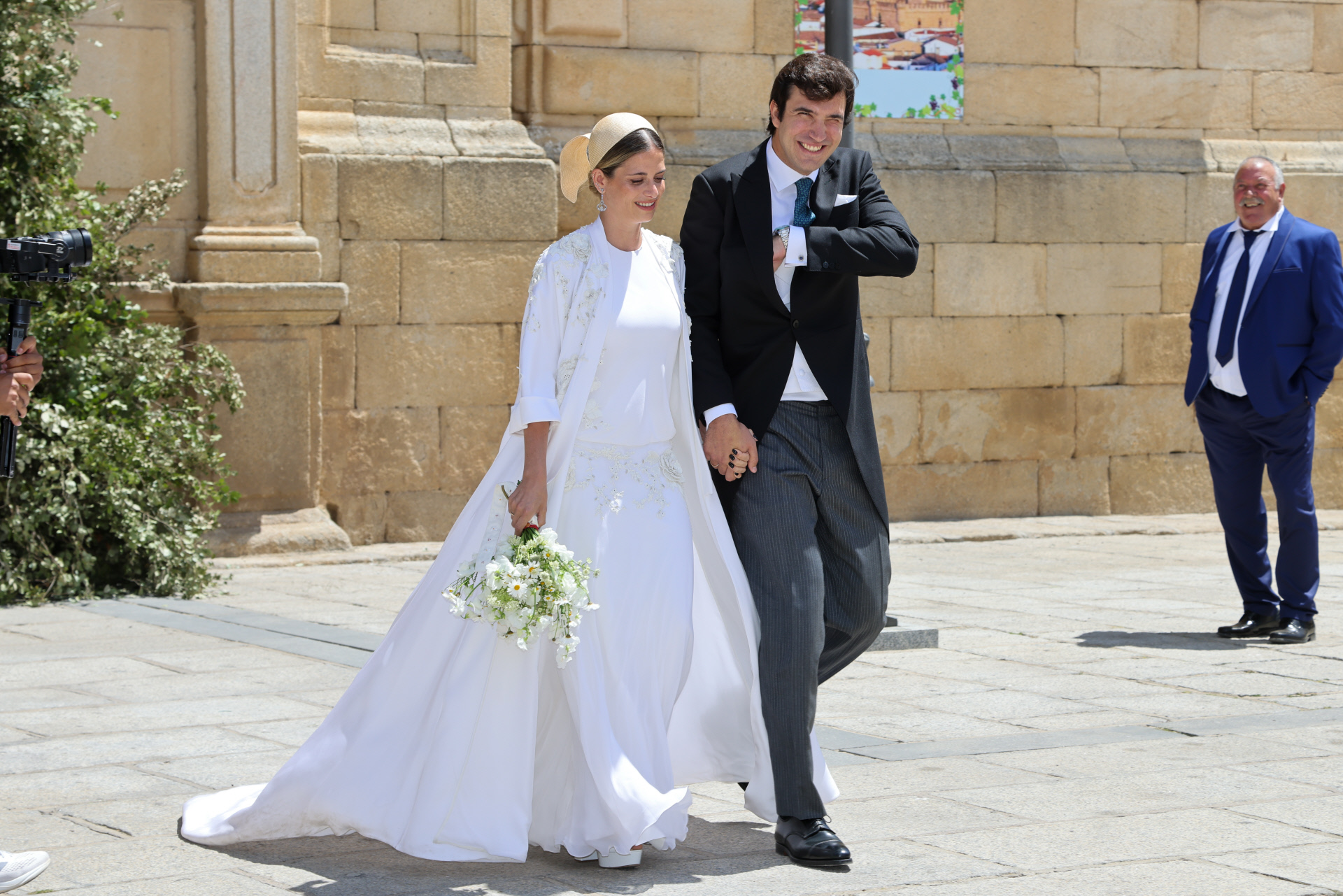 Pepe Treviño y Paula Fernández en el día de su matrimonio / Gtres