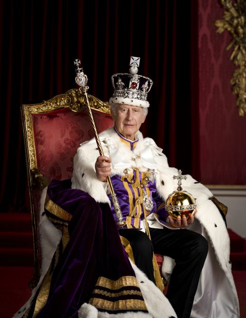 Imagen oficial del rey Carlos en su Coronación. / Gtres