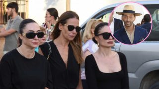 Eva González y Vicky Martin Berrocal en el funeral de Cristo Báñez / Gtres