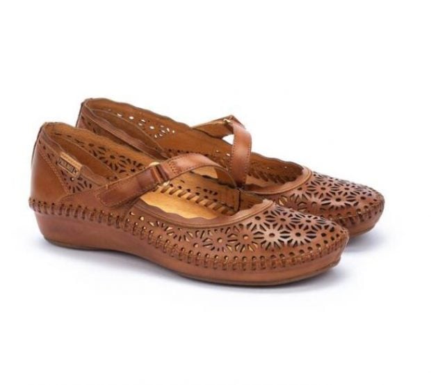 Pikolinos Ballerines Cuir ALCOI (Marron) - Ballerines Chez (847259