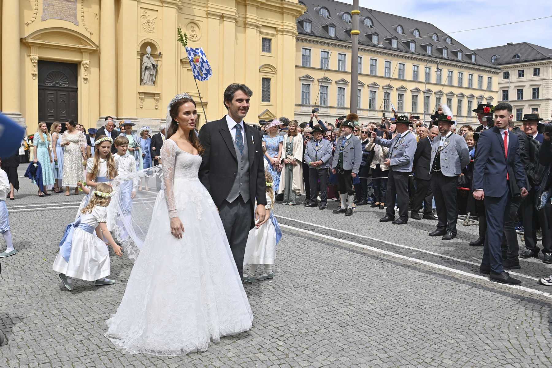 Sophie Evekink y Luis de Baviera en el día de su matrimonio / Gtres