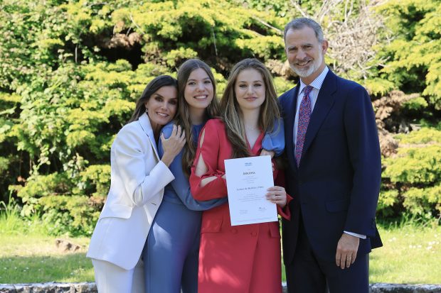 La Familia Real en la graduación de la Princesa Leonor. / Gtres