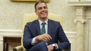 Pedro Sánchez, sonriendo. (Foto: Gtres)