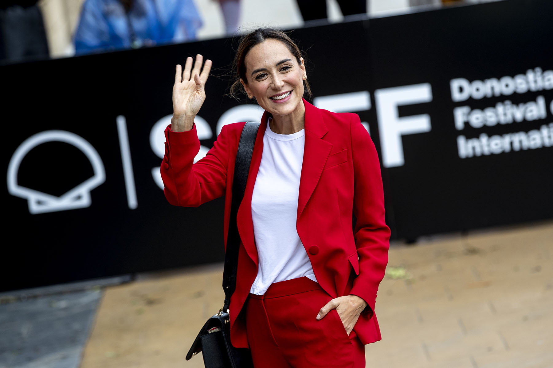 Tamara Falcó en el Festival de Cine de San Sebastián. / Gtres