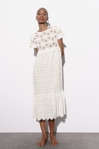 Fichamos los 10 vestidos blancos de Zara que son un auténtico sueño: los vas a querer