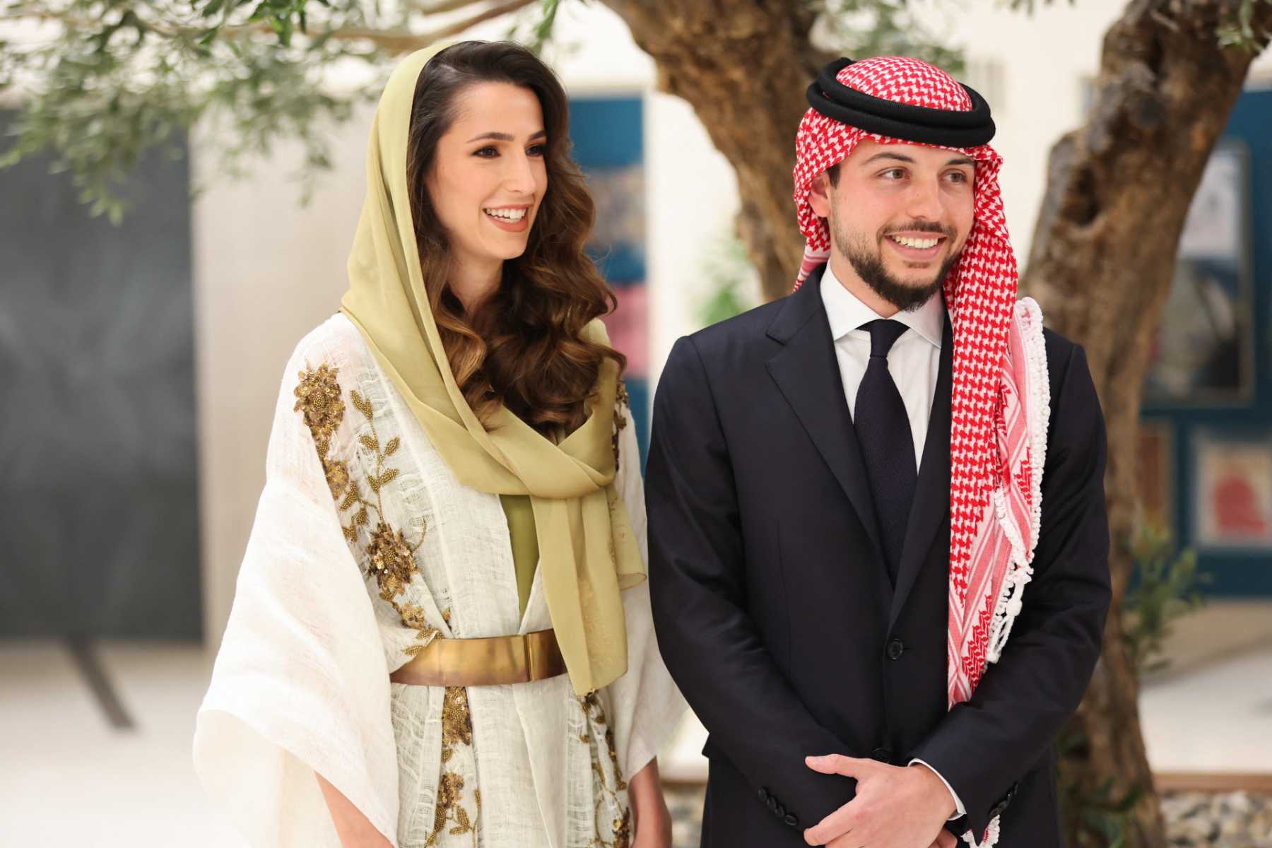 El Príncipe Hussein y Rajwa Al Said en Arabia Saudí / Gtres