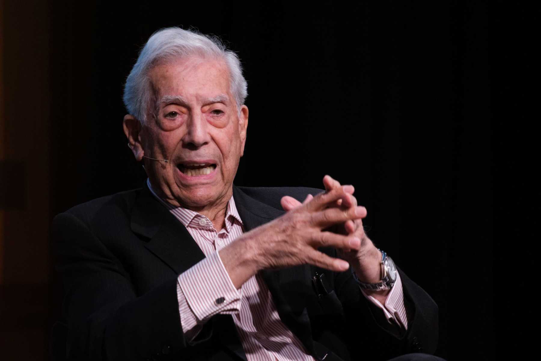 Mario Vargas Llosa en el Instituto Cervantes, en Madrid / Gtres
