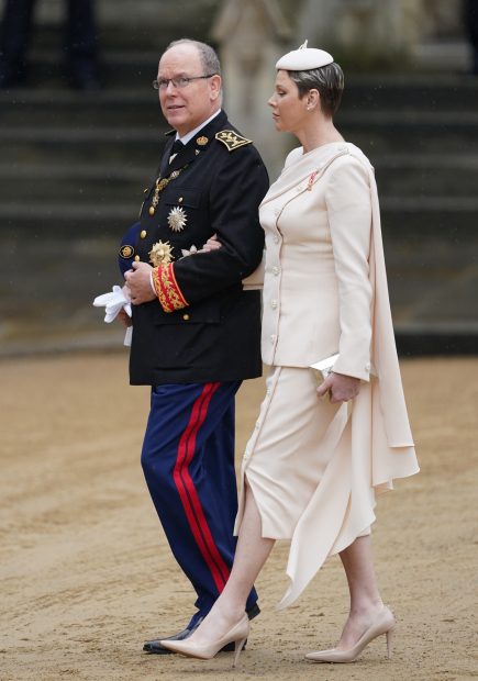 Alberto y Charlene de Mónaco el día de la coronación de Carlos III / Gtres