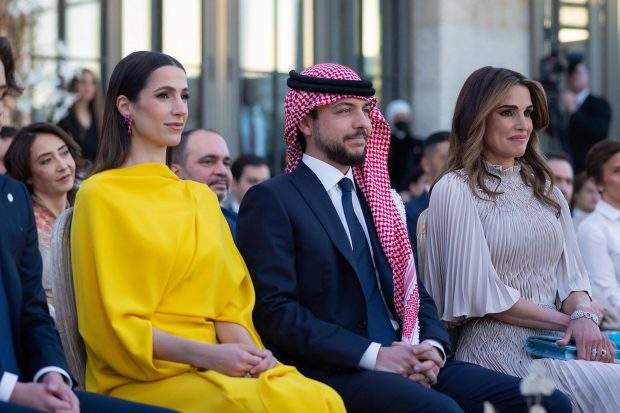 El príncipe Hussein y Rajwa Al Saif / Gtres