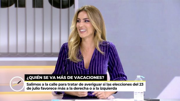 Verónica Dulanto en 'Ya es mediodía'. / Telecinco