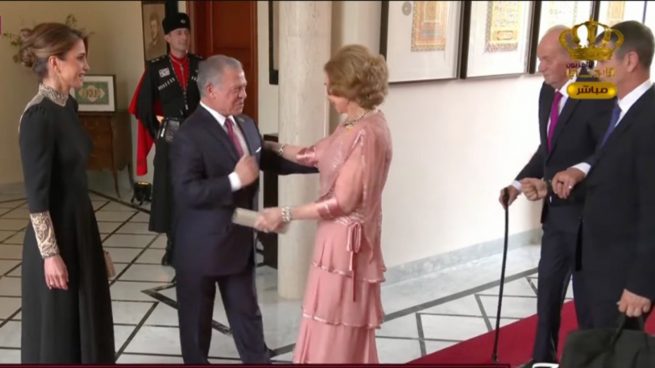 La Reina Sofía y el Rey emérito en Jordania / YouTube