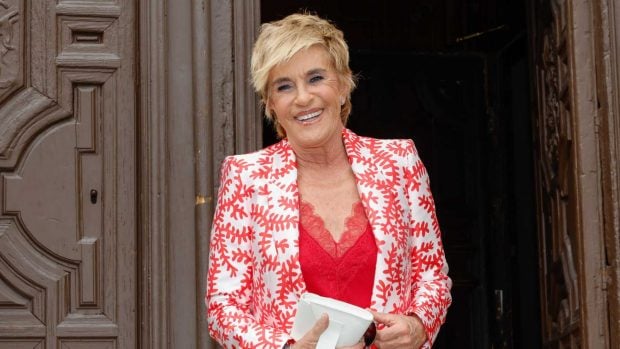 Chelo García Cortes en la boda de Kiko Matamoros y Marta López / Gtres