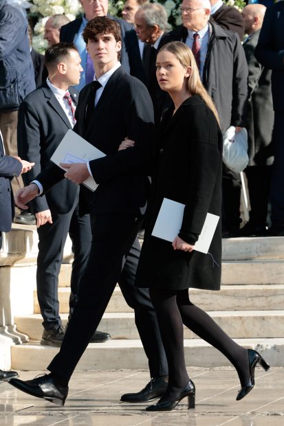 Irene y Pablo Urdangarin en el funeral de Constantino de Grecia / Gtres