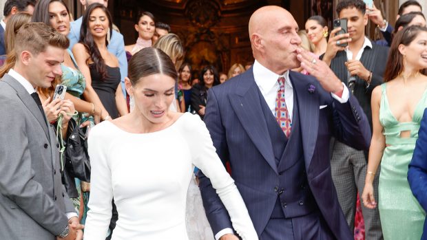 Kiko Matamoros y Marta López Álamo en su boda. / Gtres