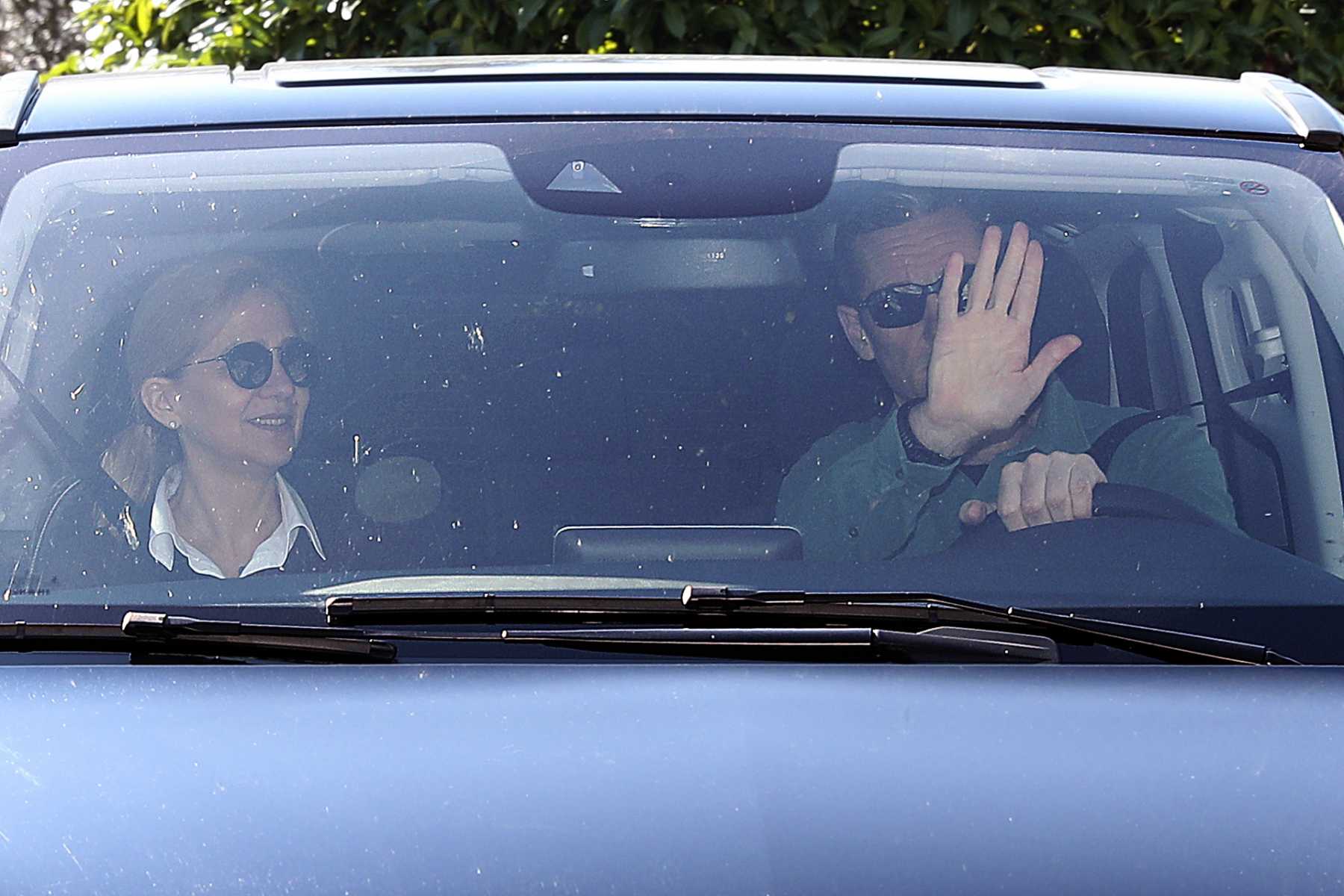 Iñaki Urdangarin y la Infanta Cristina en un coche / Gtres