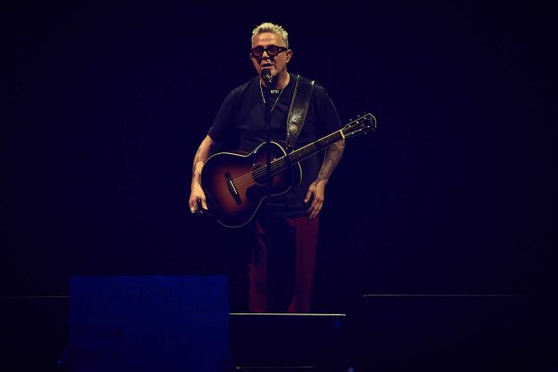 Alejandro Sanz durante su concierto en Pamplona / Gtres