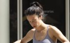 María Pedraza, desolada en el entierro de su padre