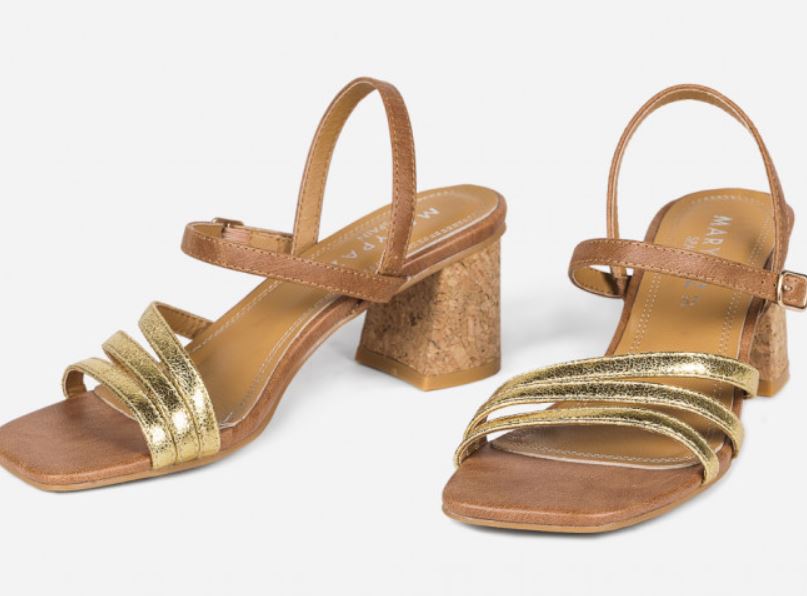 Marypaz coloca estas sandalias doradas en rebajas y arrasan en internet