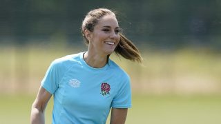 Catalina Middleton en un entrenamiento de rugby. / Gtres