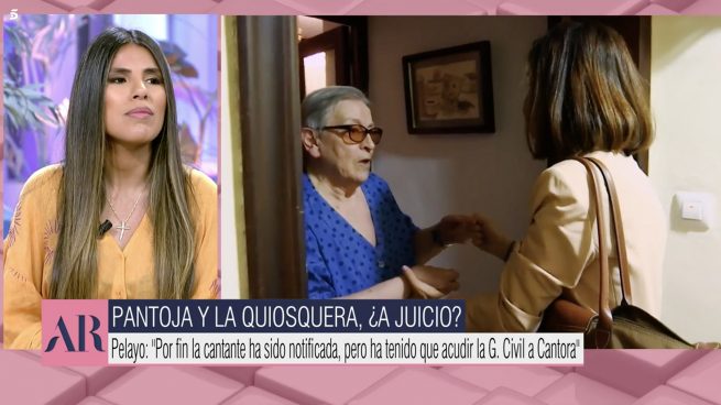 Isa Pantoja en el plató de 'El Programa de Ana Rosa'. / Telecinco