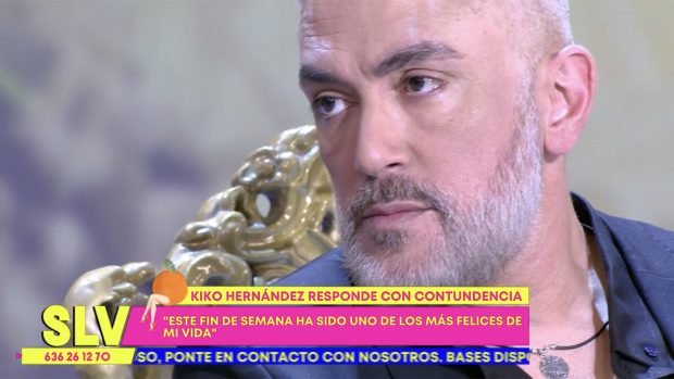 Kiko Hernández en el plató de 'Sálvame'. / Telecinco