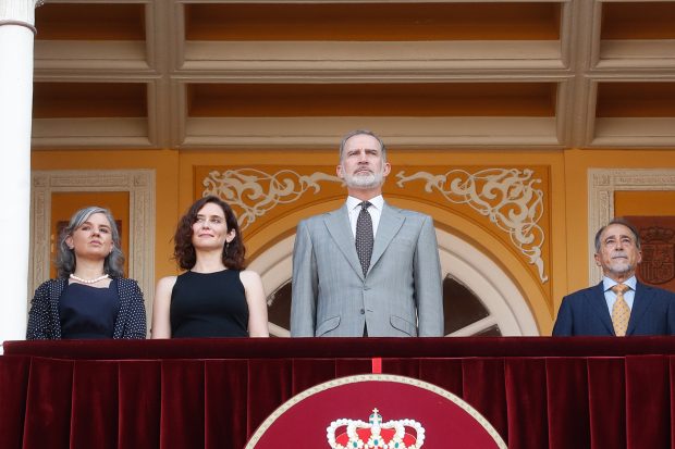 Felipe VI presidiendo la corrida de la Beneficiencia / Gtres