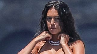 Georgina Rodríguez en Ibiza. / Gtres