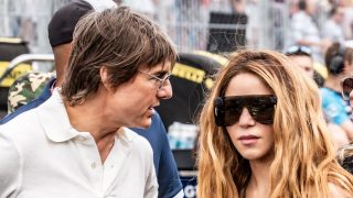 Tom Cruise y Shakira en el Gran Premio de Miami 2023 de Fórmula 1. / Gtres