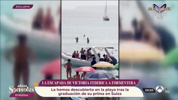 Imágenes de Victoria Federica en 'Y ahora Sonsoles'. / Antena 3