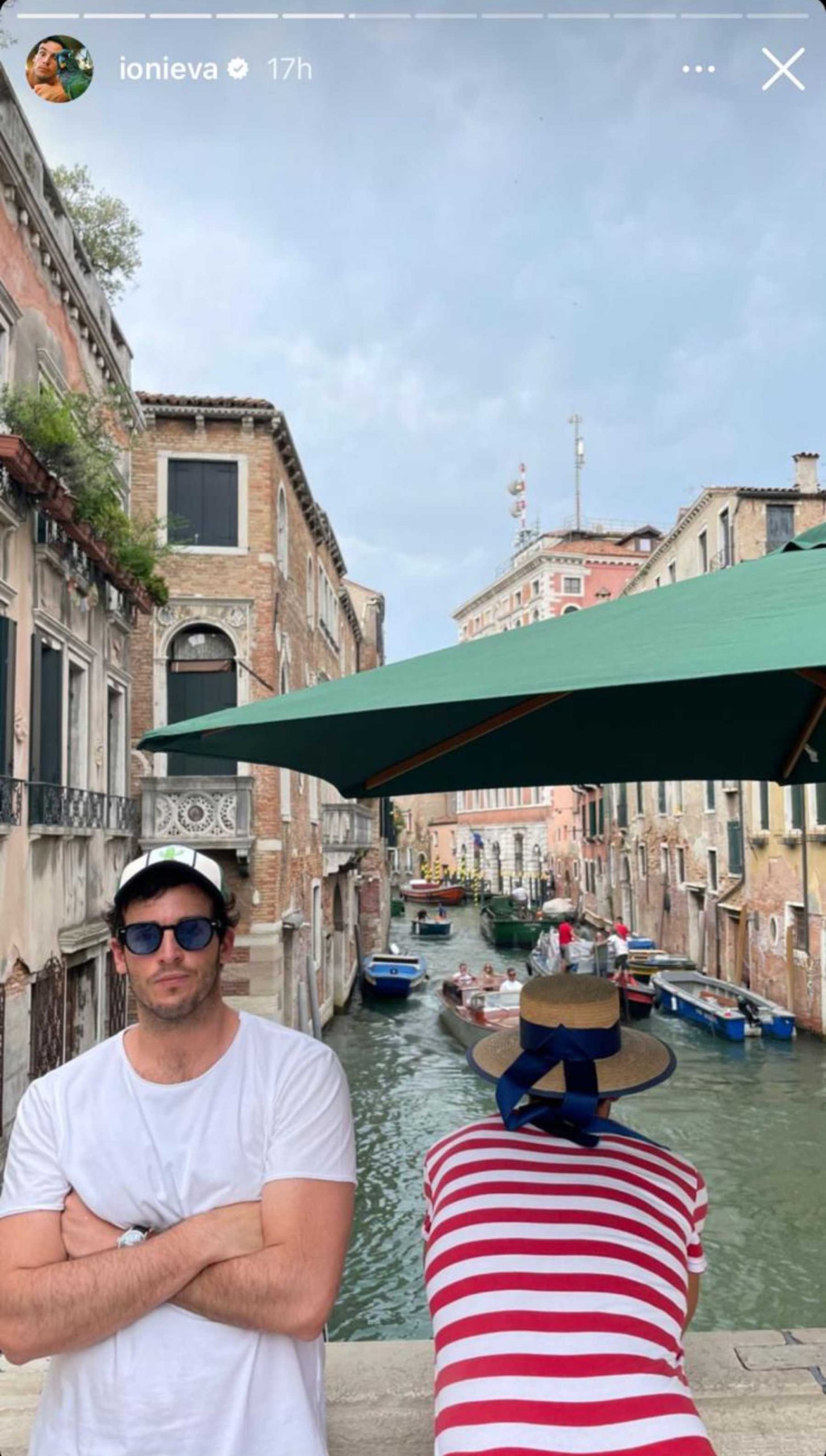 Iñigo Onieva durante su escapada a Venecia / Instagram