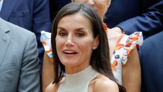 La Reina Letizia en un acto en Madrid. / Gtres