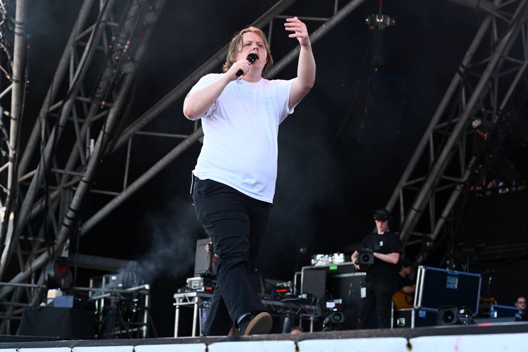 Lewis Capaldi en el festival de Glastonbury. 2023/ Gtres