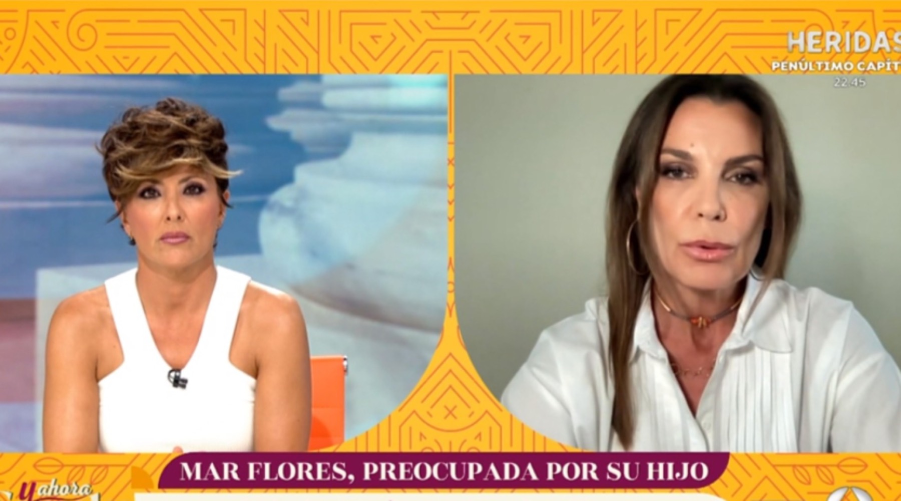 Mar Flores en el programa 'Y ahora Sonsoles'/ Atresmedia 