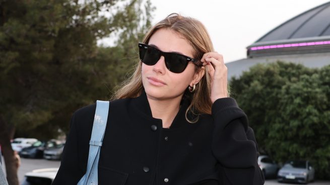 Clara Chía llegando al concierto de Coldplay en Barcelona. 2023/ Gtres