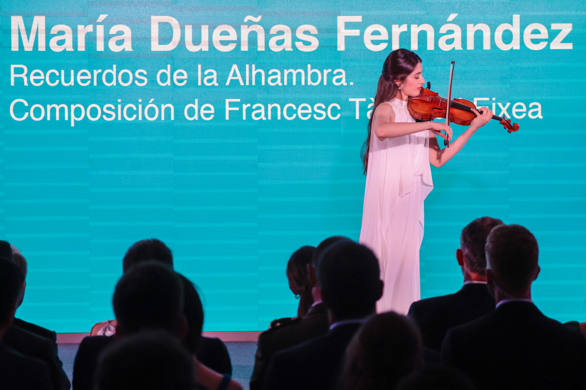 María Dueñas Fernández, en los Premios Princesa de Gerona 
