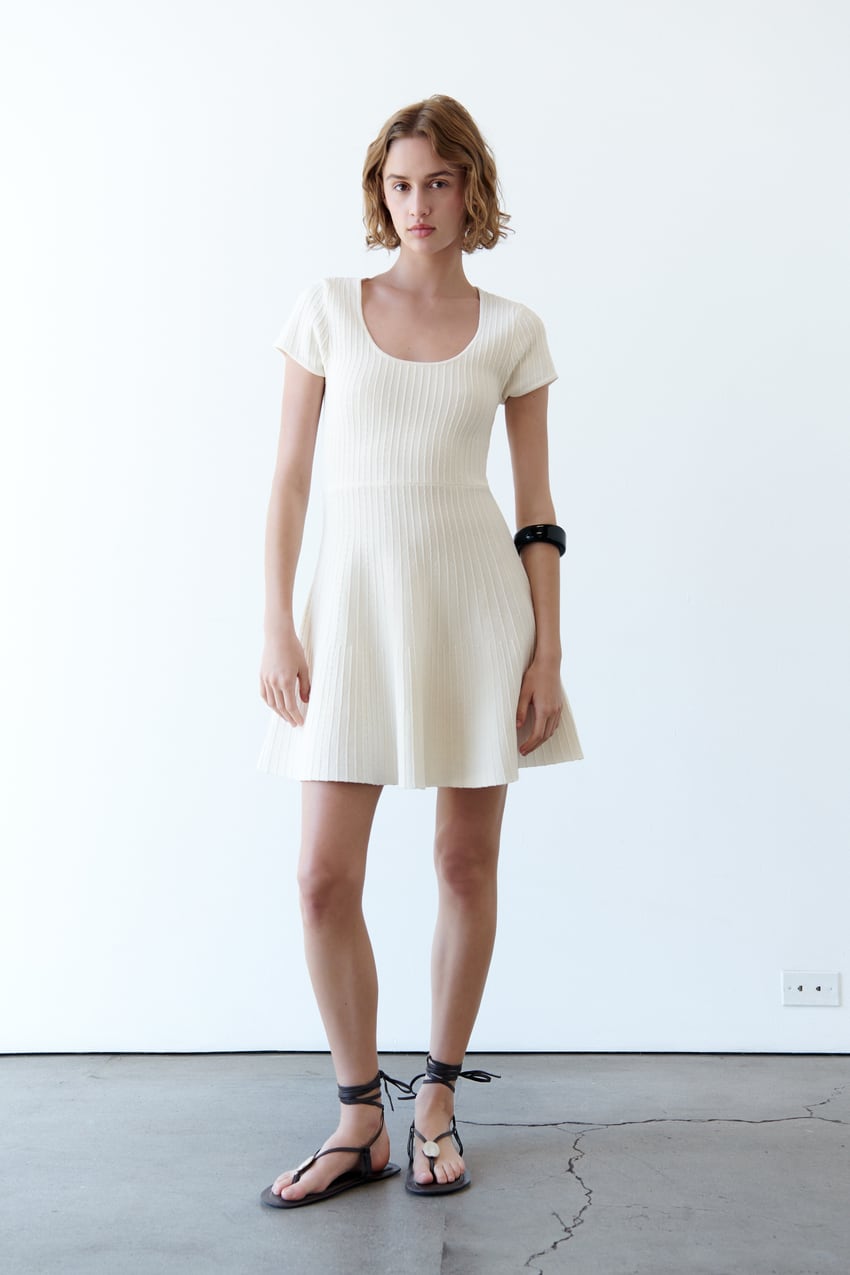Maria Pombo revoluciona las redes con este conjunto de Zara: el vestido está casi agotado