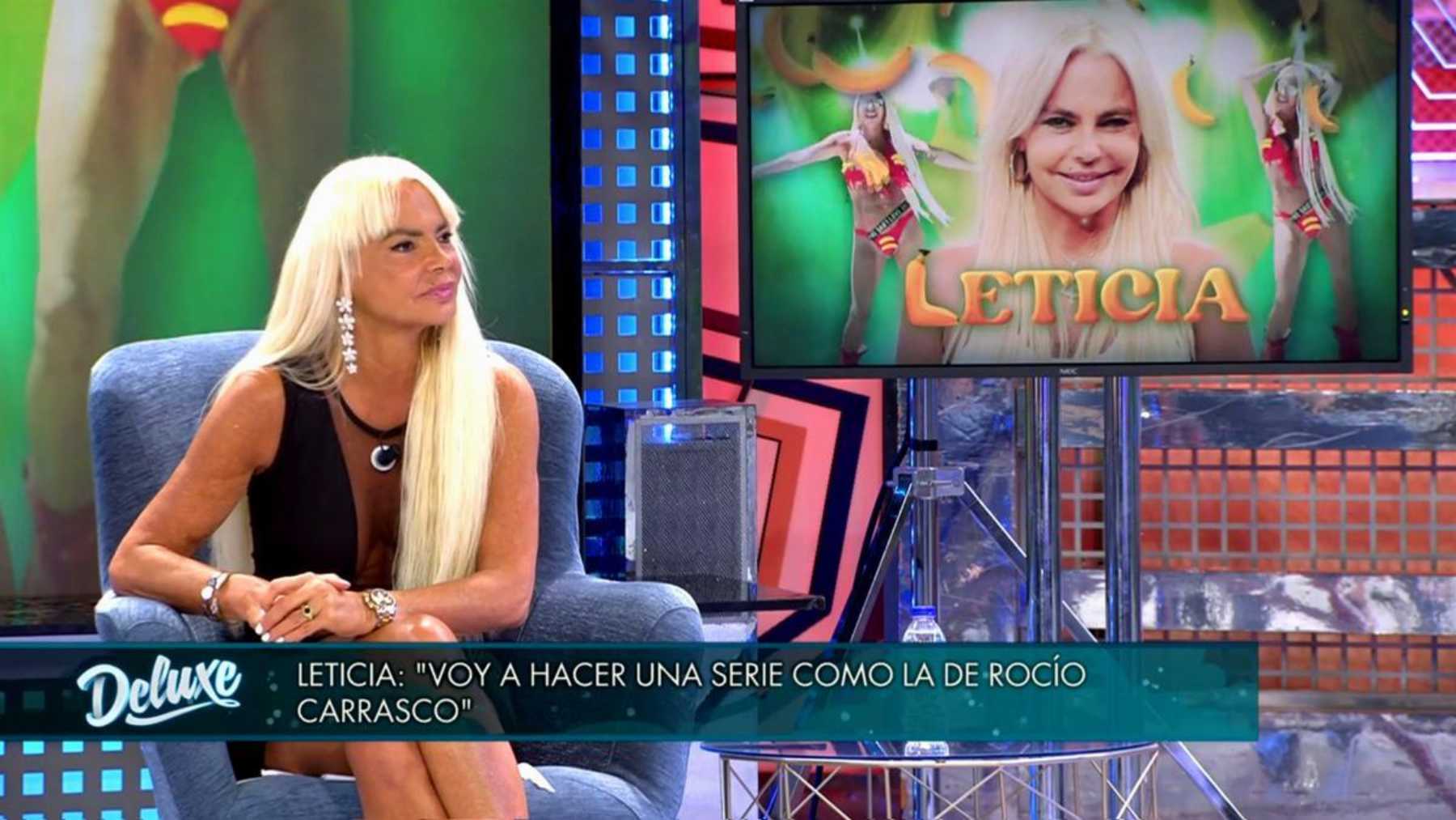 Letizia Sabater en el plató de 'Viernes Deluxe' / Telecinco