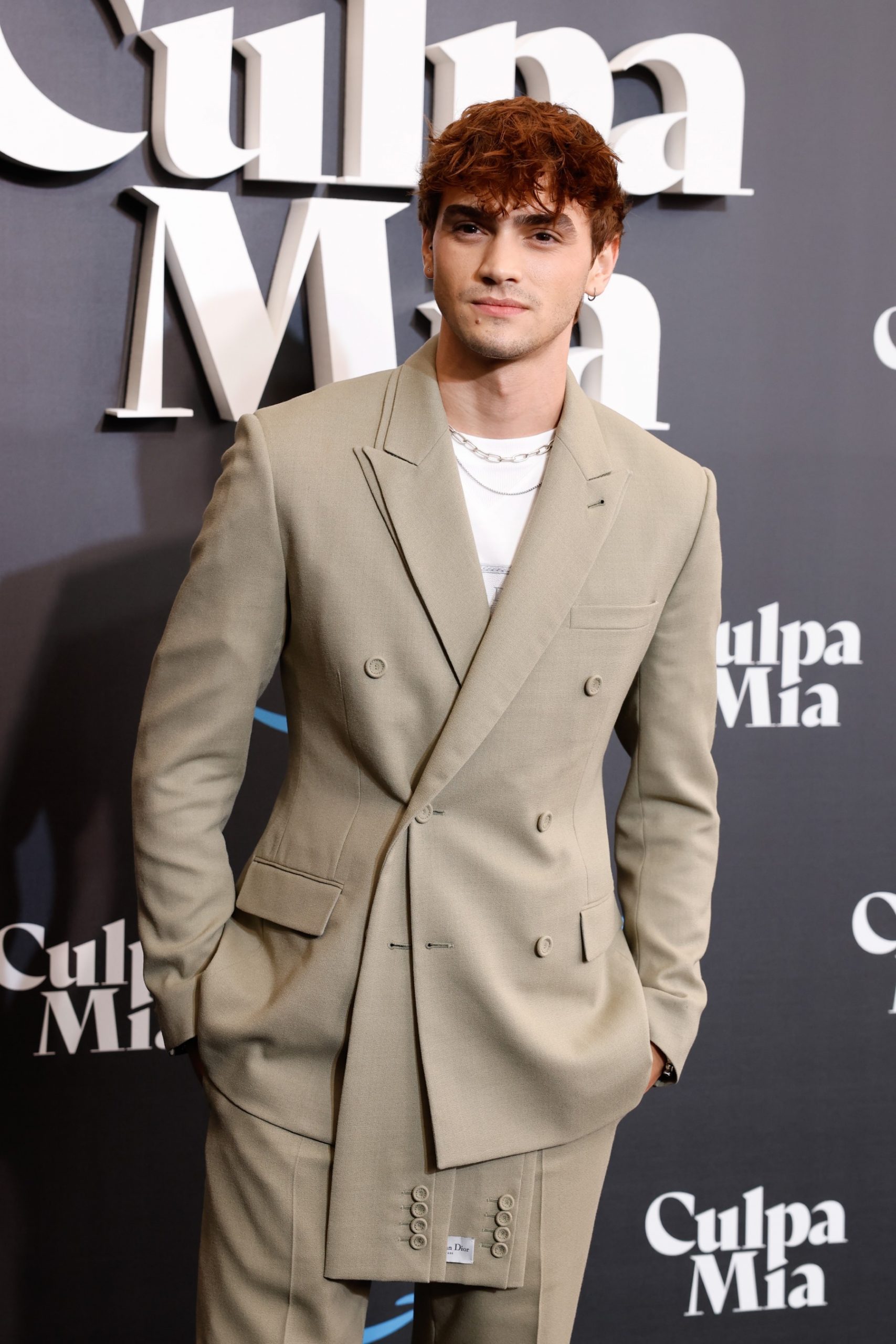 Gabriel Guevara en la premiere de 'Culpa Mía' en Madrid/ Gtres