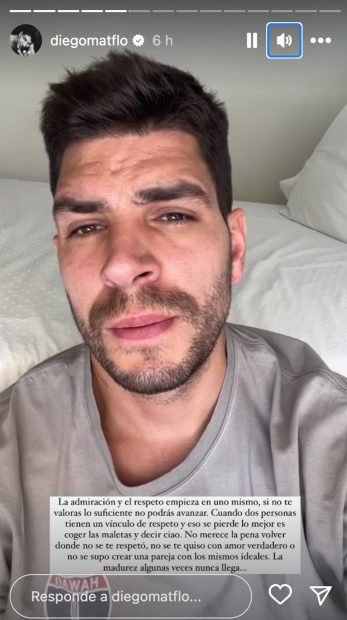 Diego Matamoros hablando sobre el amor / Instagram