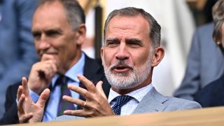 El Rey Felipe en Wimbledon. / Gtres