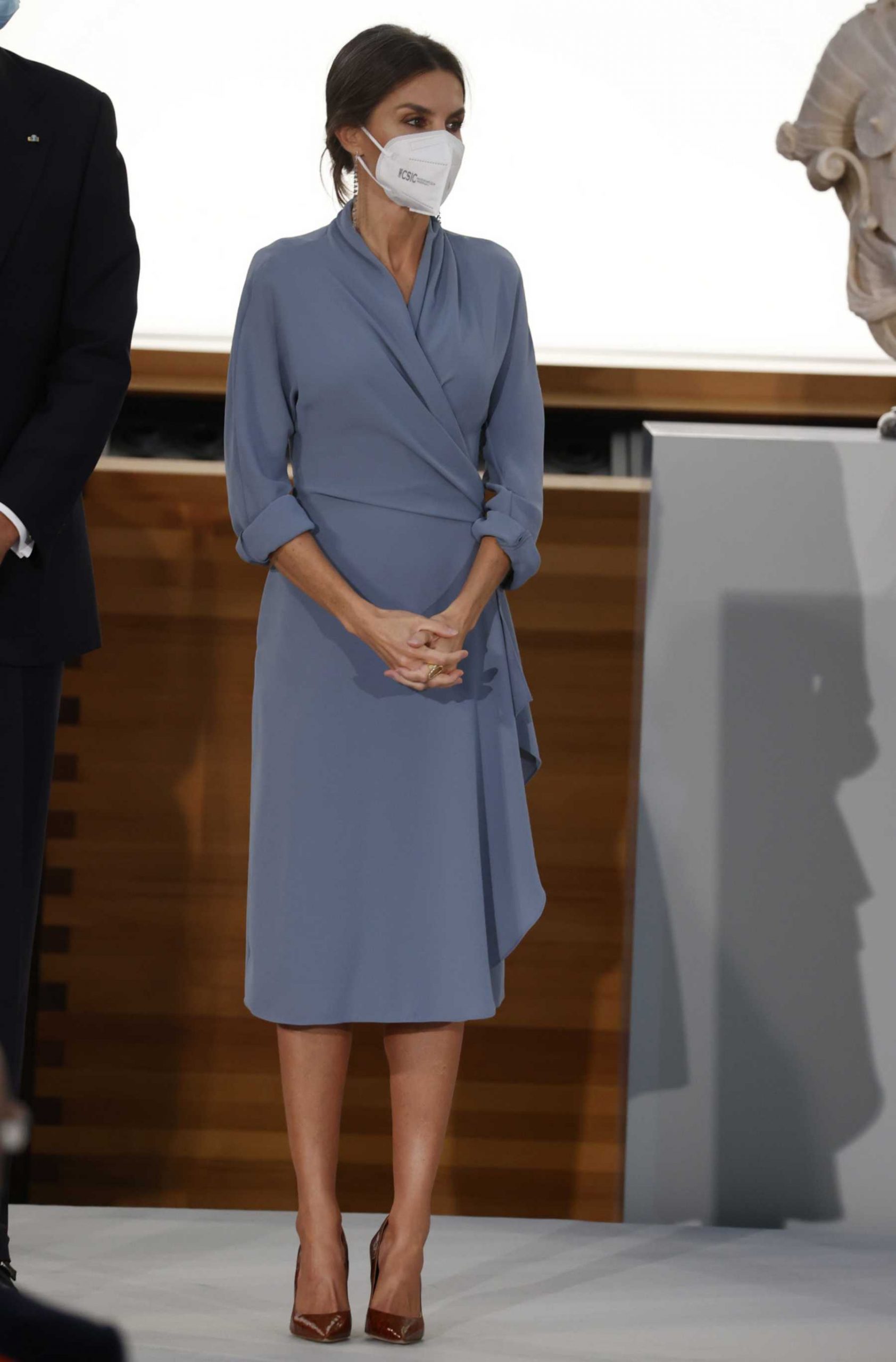 La Reina Letizia durante un acto oficial / Gtres