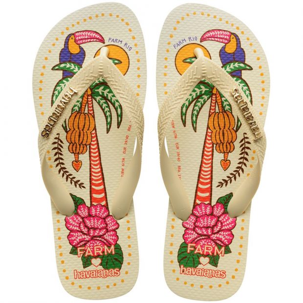 Sandalias Havaianas x Farm Rio