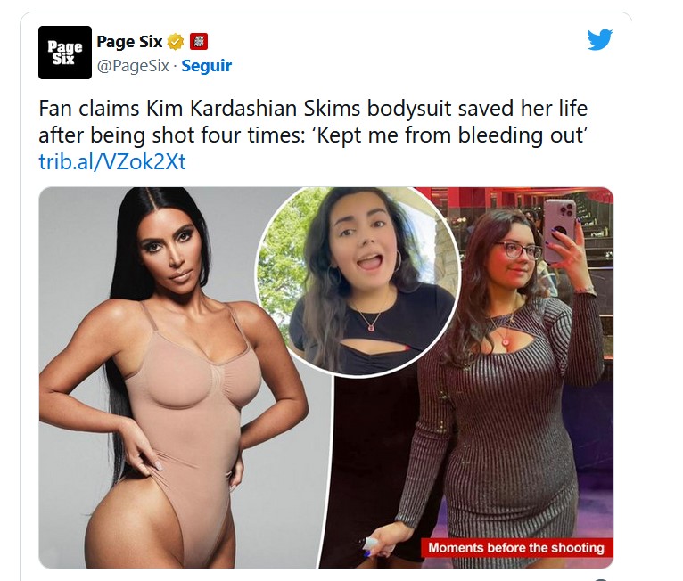 De modelo a protectora de vidas: este es el producto de Kim Kardashian que ha salvado de un tiroteo a una mujer