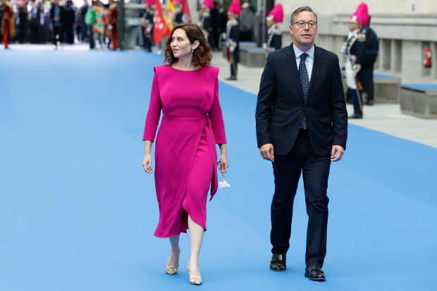 Isabel Díaz Ayuso en una ceremonia en Madrid / Gtres